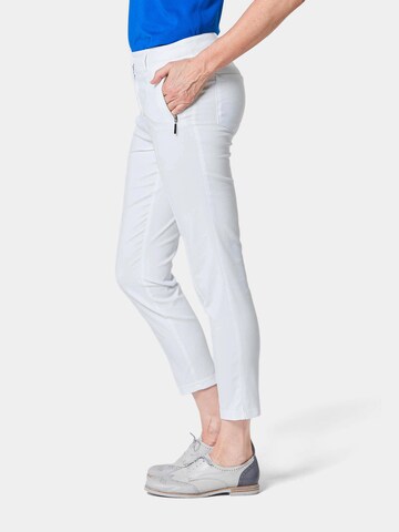 Goldner Slim fit Pants in White