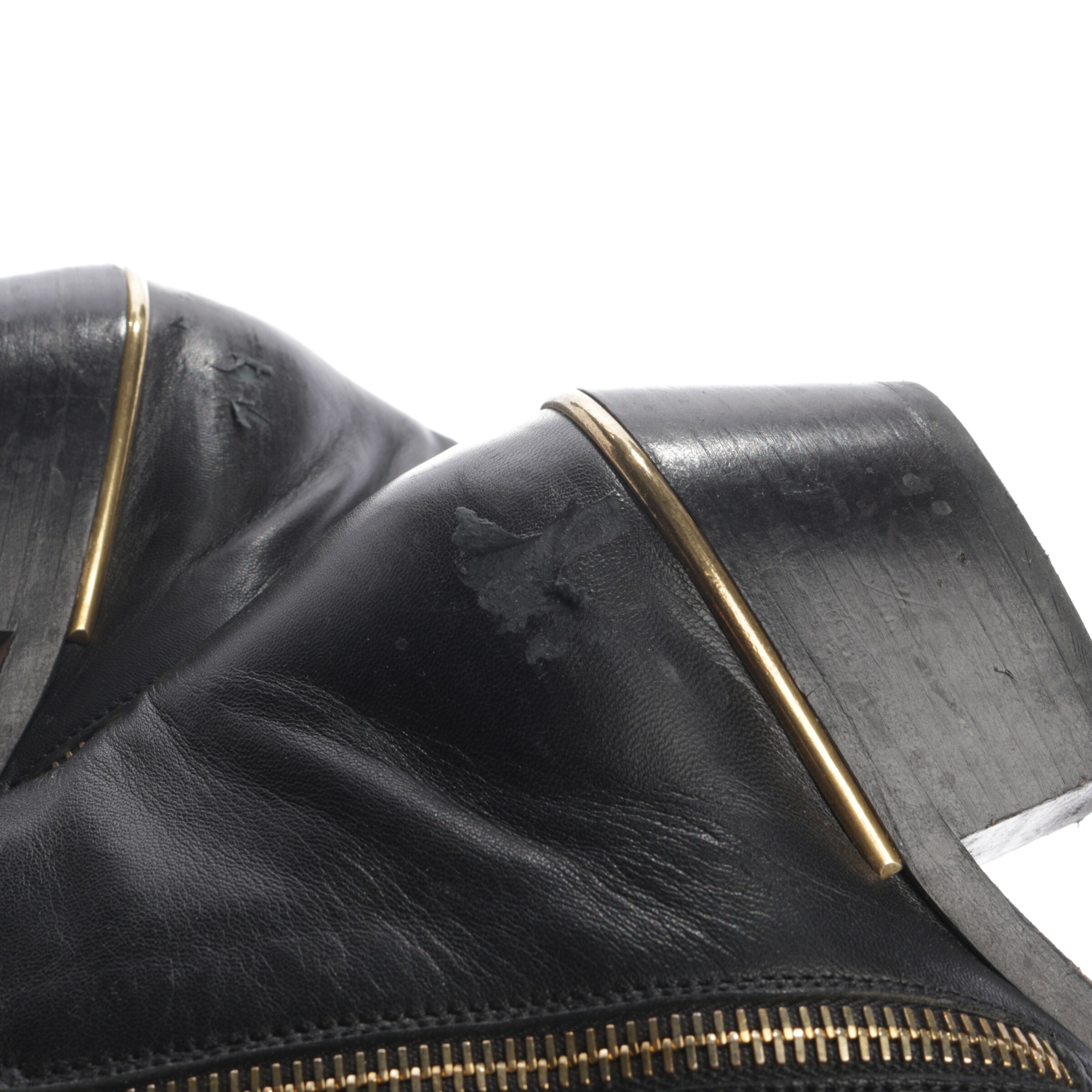 Chloé Dress Boots in 37,5 in Gold