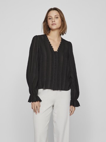 VILA Blouse in Zwart: voorkant