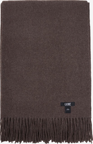 Écharpe GOBI Cashmere en marron : devant