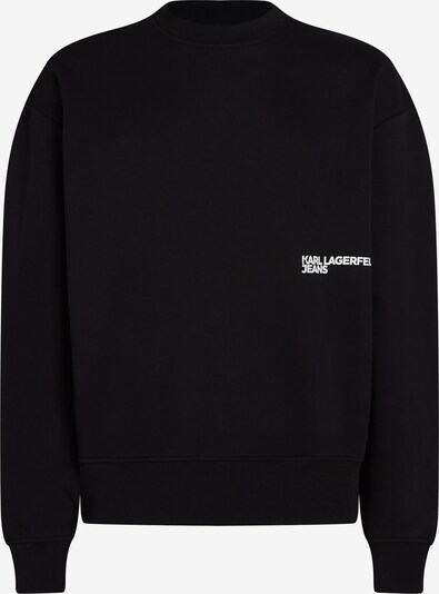 KARL LAGERFELD JEANS Sweatshirt em azul / preto / branco, Vista do produto
