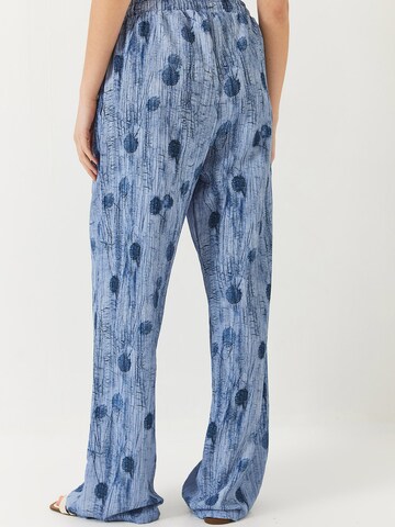 Bianco Lucci Wide Leg Bukser i blå