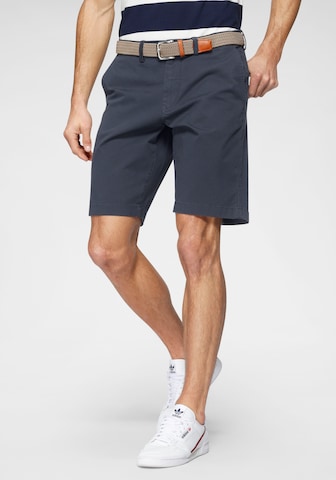 GANT - Regular Calças chino em azul: frente