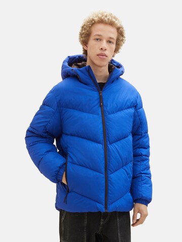 TOM TAILOR DENIM Winter jacket in Blue: front