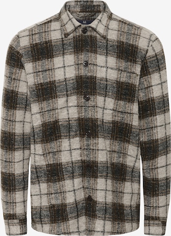 Matinique Regular Fit Hemd 'Pelton N Heritage' in Beige: Vorderseite