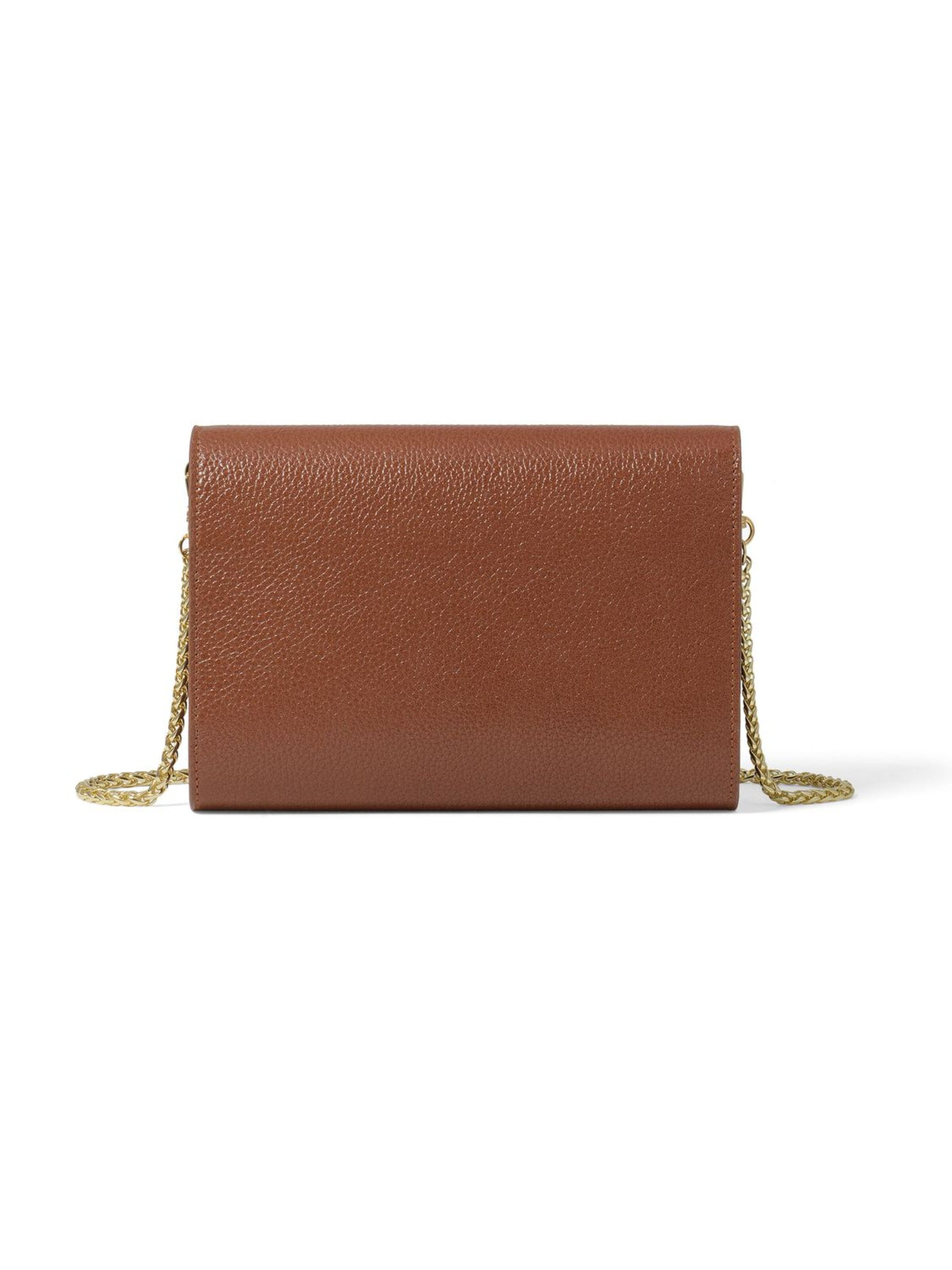 Pochette 'Lady Tigre' di Braccialini in marrone