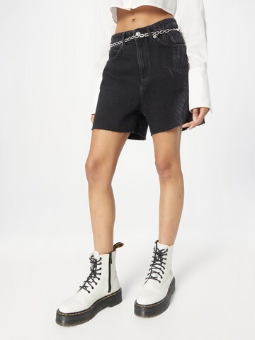 GUESS Loose fit Jeans 'MANOLA' in Black: front