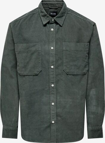 Chemise 'Alp' Only & Sons en vert : devant