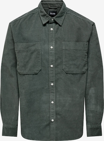 Chemise 'Alp' Only & Sons en vert : devant