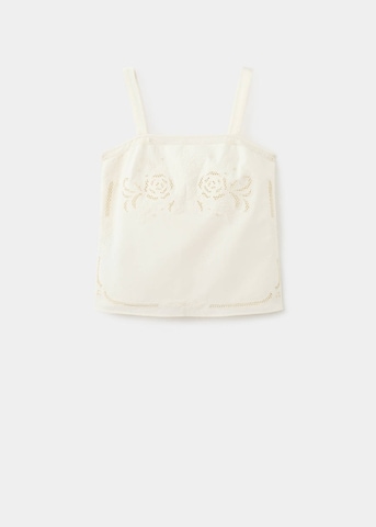 MANGO Top 'Daria' in Weiß