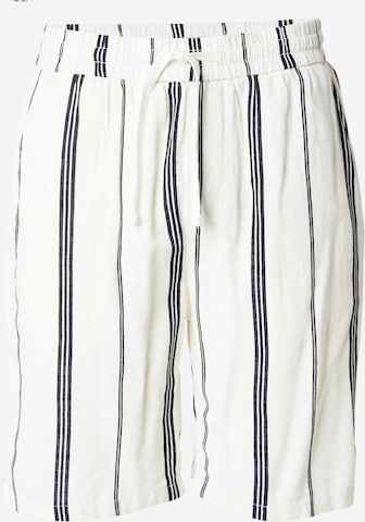 Only & Sons Loosefit Byxa 'ONSTINUS STEPAN' i vit: framsida