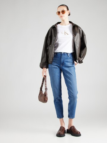T-shirt Calvin Klein Jeans en blanc