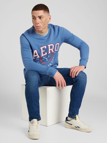 AÉROPOSTALE Sweatshirt 'NYC 1987' in Blau