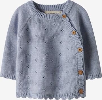 NAME IT Knit Cardigan in Blue: front