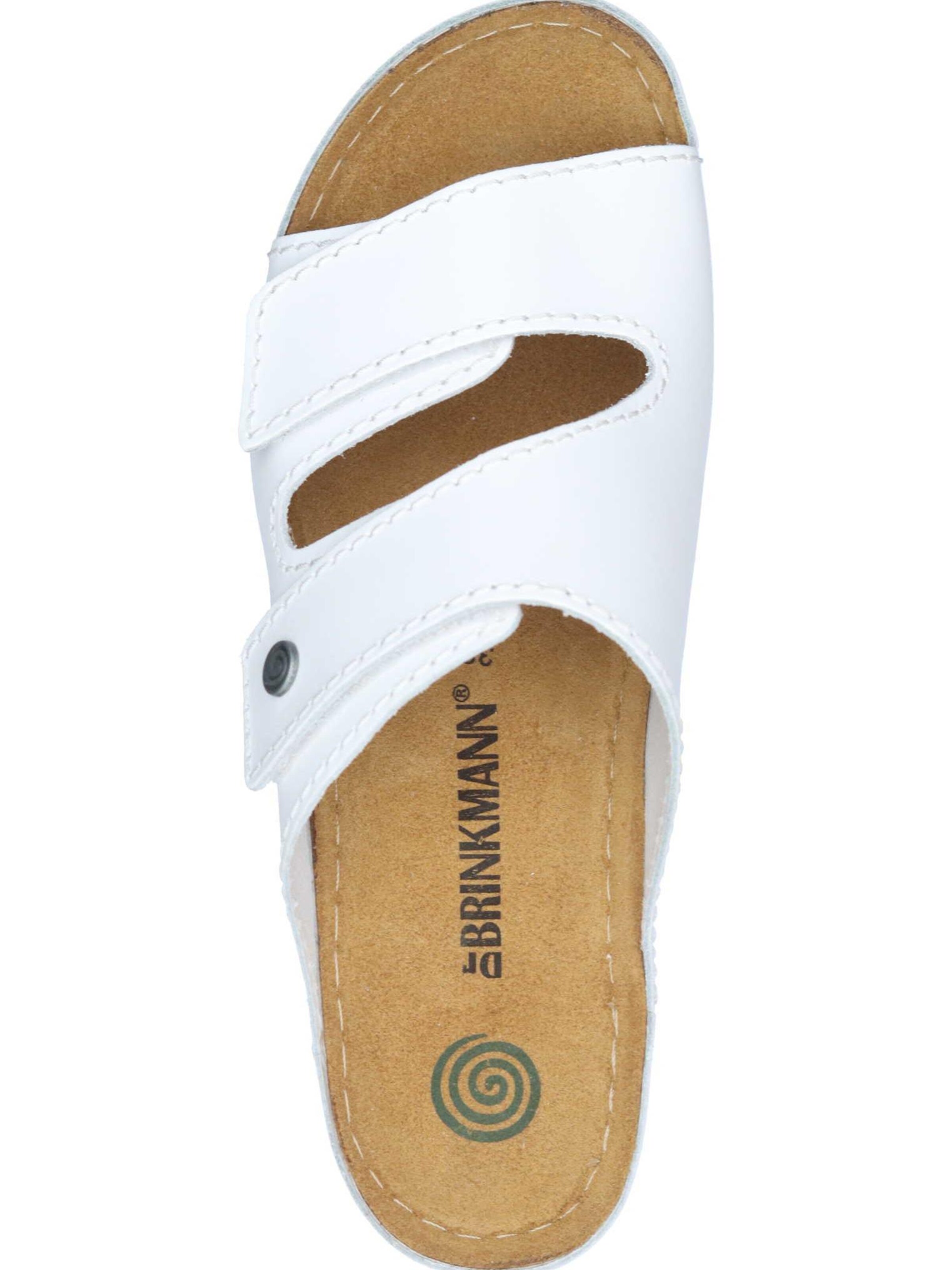 DR. BRINKMANN Mules 'VILLORA' in White