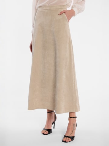 Ana Alcazar Skirt 'Enliru' in Beige