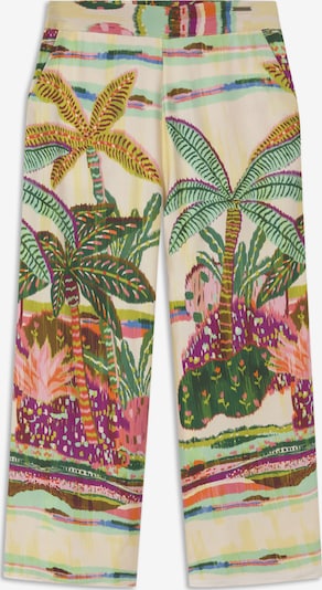 Lola Casademunt Nohavice - žltá / zelená / ružová / šedobiela, Produkt
