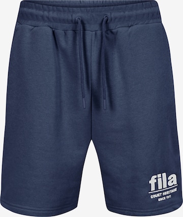 FILA Regular Housut 'LOUDI' värissä sininen: etupuoli