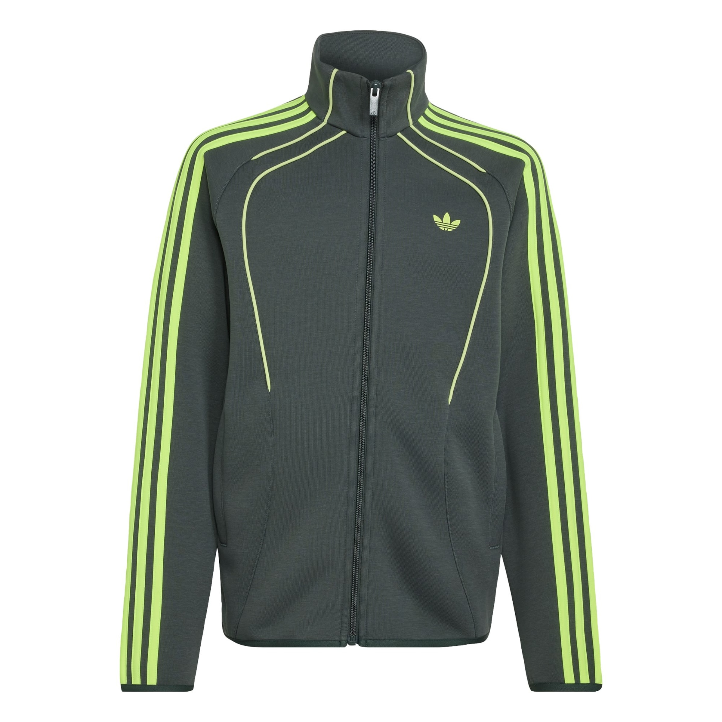 ADIDAS ORIGINALS Sweatjacke in Grau: Vorderseite