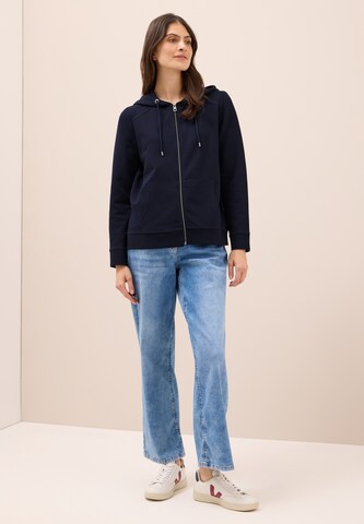CECIL Zip-Up Hoodie in Blue
