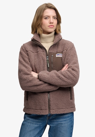 Superdry & Co Between-Season Jacket 'HERITAGE' in Brown