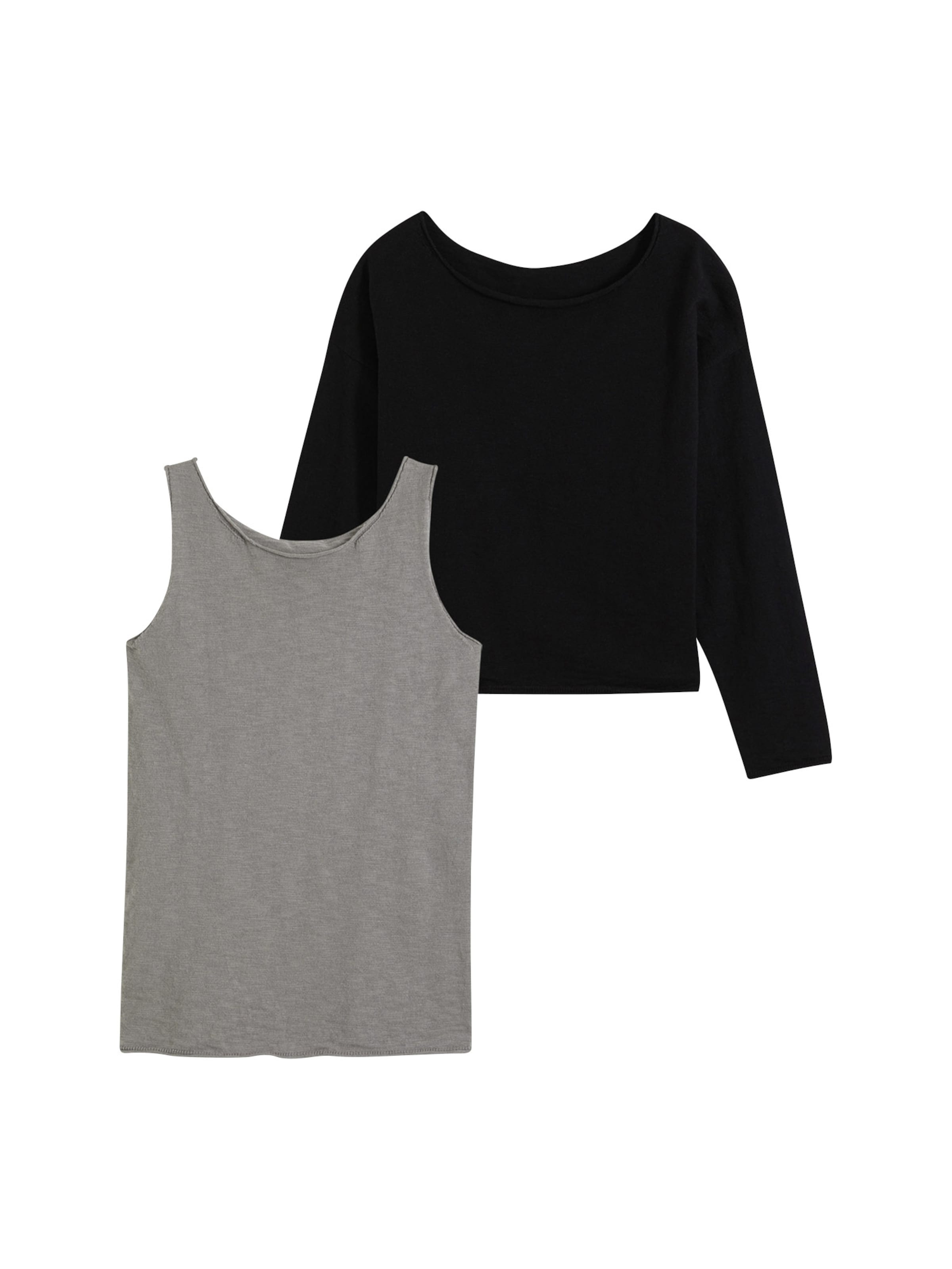 Pull-over bonprix en gris : devant