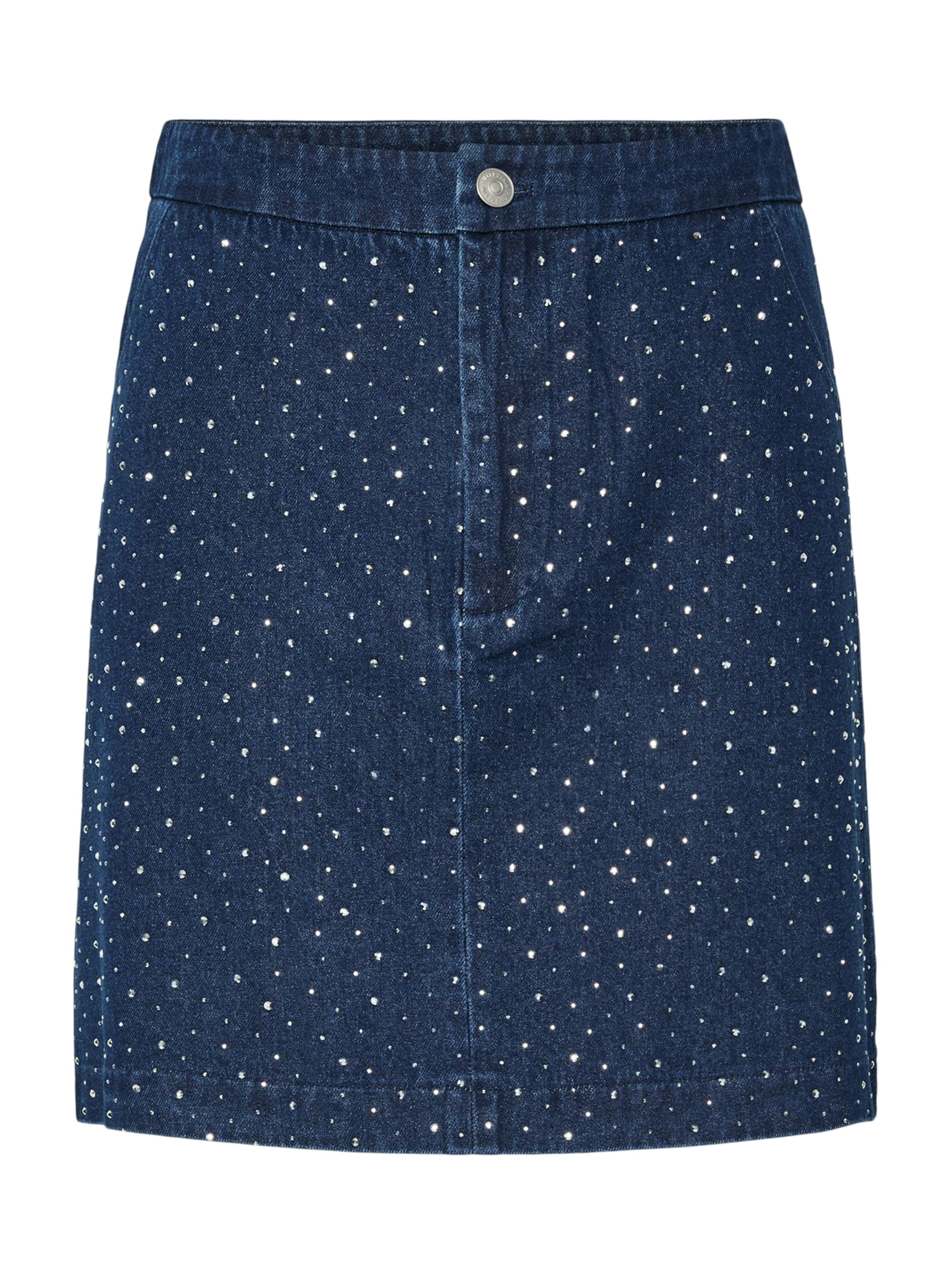 PIECES Skirt 'PCROBERTA' in Blue: front