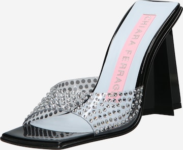 Chiara Ferragni Pantoletter 'MULE' i sort: forside