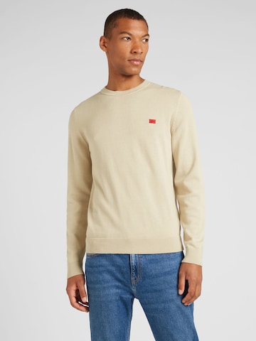 HUGO Neulepaita 'San Cassius' värissä beige: etupuoli