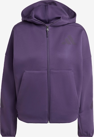 purpurinė ADIDAS SPORTSWEAR Sportinis džemperis 'Z.N.E.': priekis