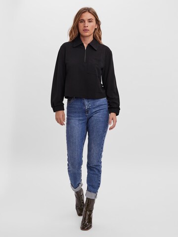 VERO MODA Sweatshirt 'Dagny' in Zwart