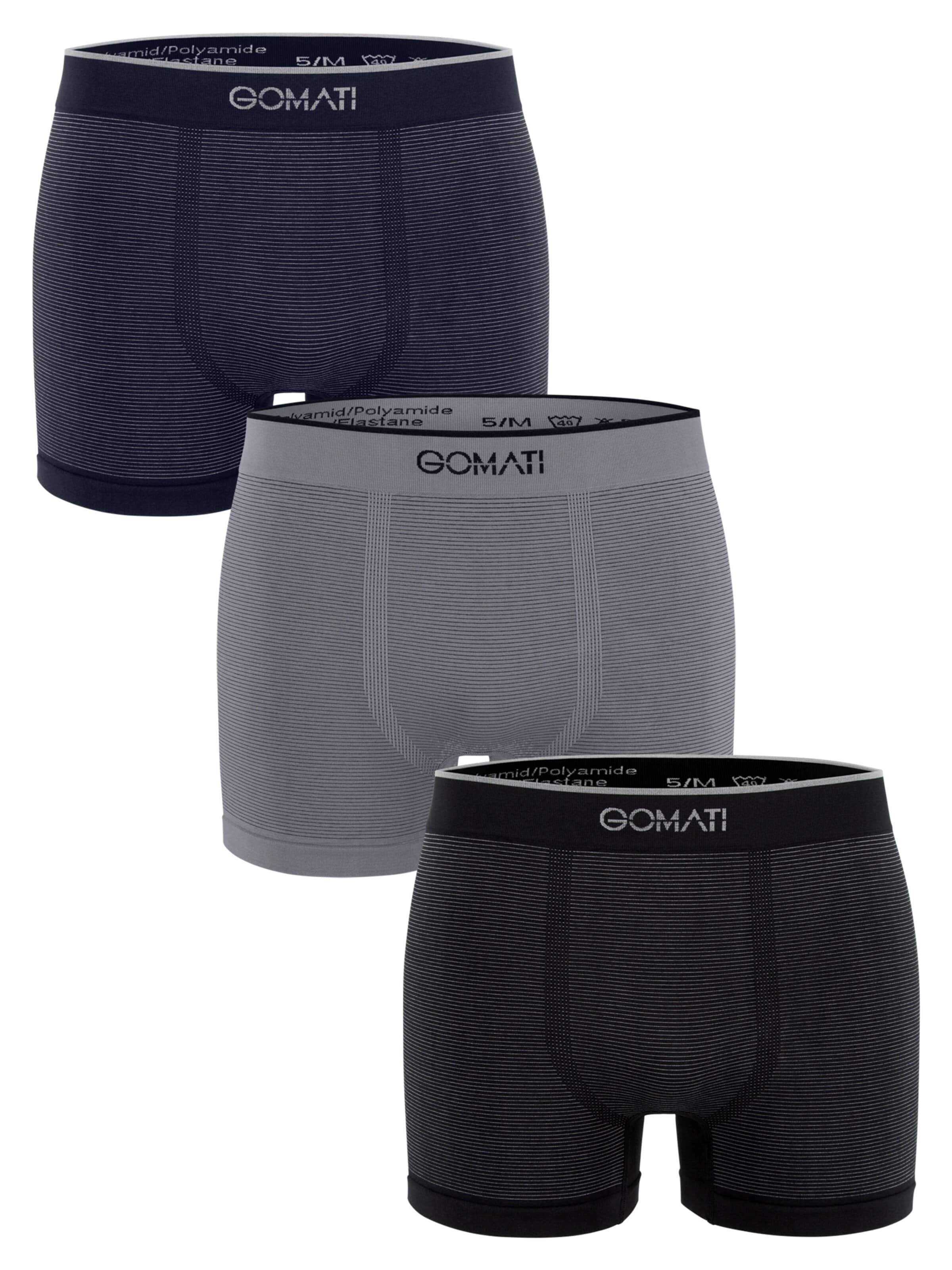 Gomati Boxer shorts 'Seamless Comfort' in Grey: front