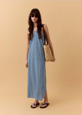 MANGO TEEN Summer Dress 'Ses' in Blue