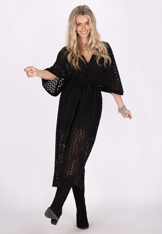 IZIA Sommerkleid in Schwarz