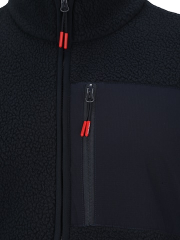Jack & Jones Plus Fleece Jacket 'JJTHATCHER' in Blue