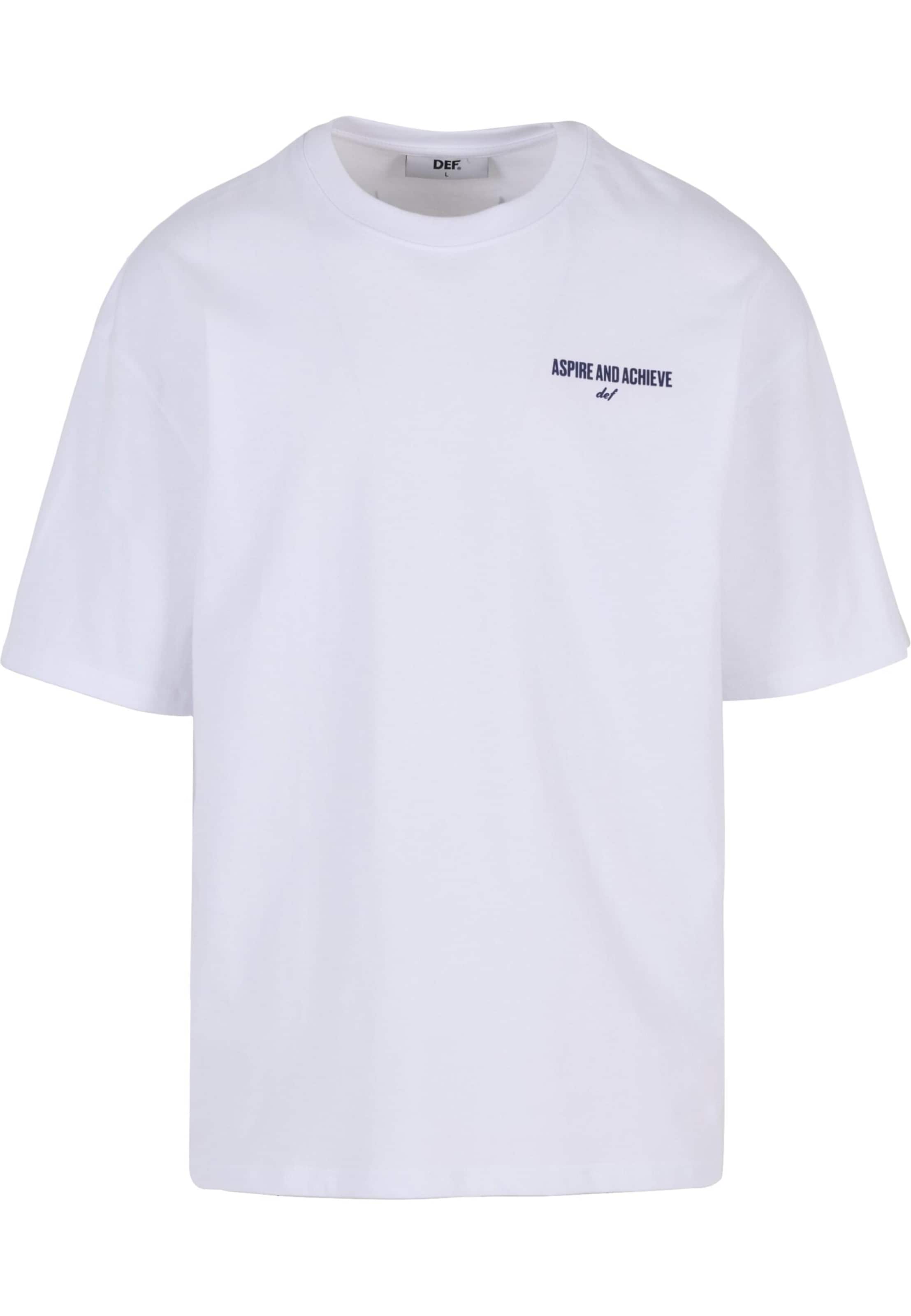 DEF - Camiseta 'Tictactoe' en blanco: frente