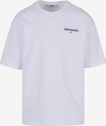 DEF - Camiseta 'Tictactoe' en blanco: frente