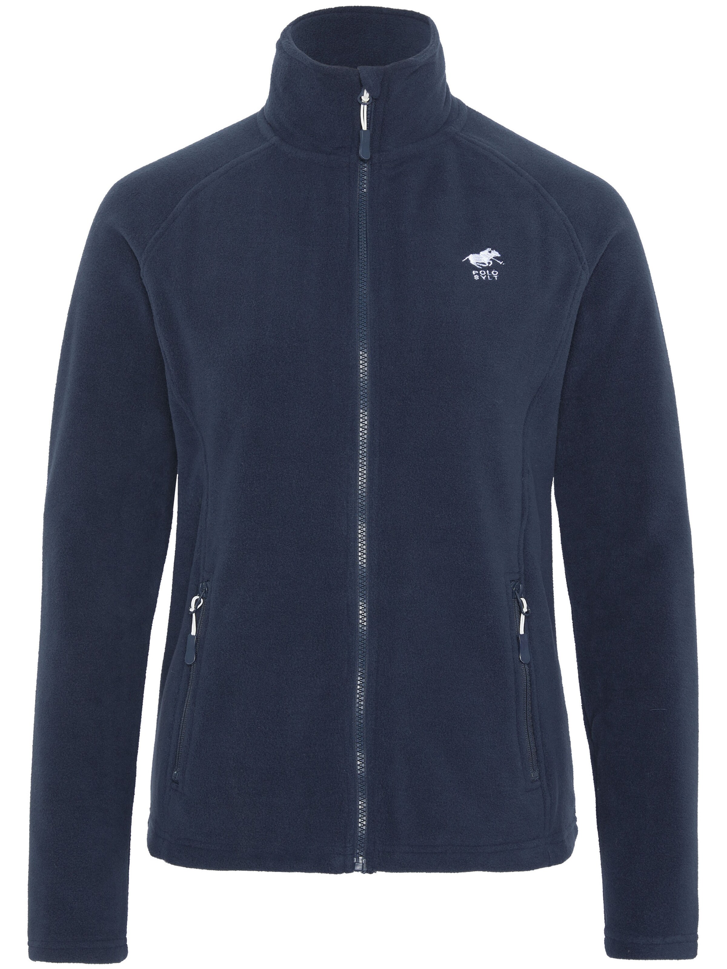 Polo Sylt Fleece Jacket in Blue: front