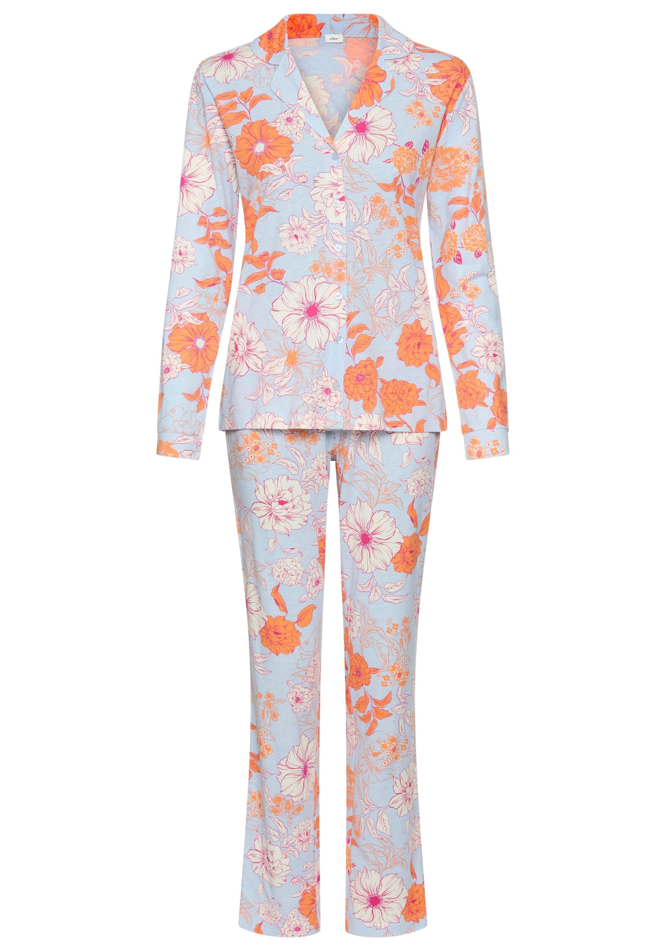 s.Oliver - Pijama en azul: frente