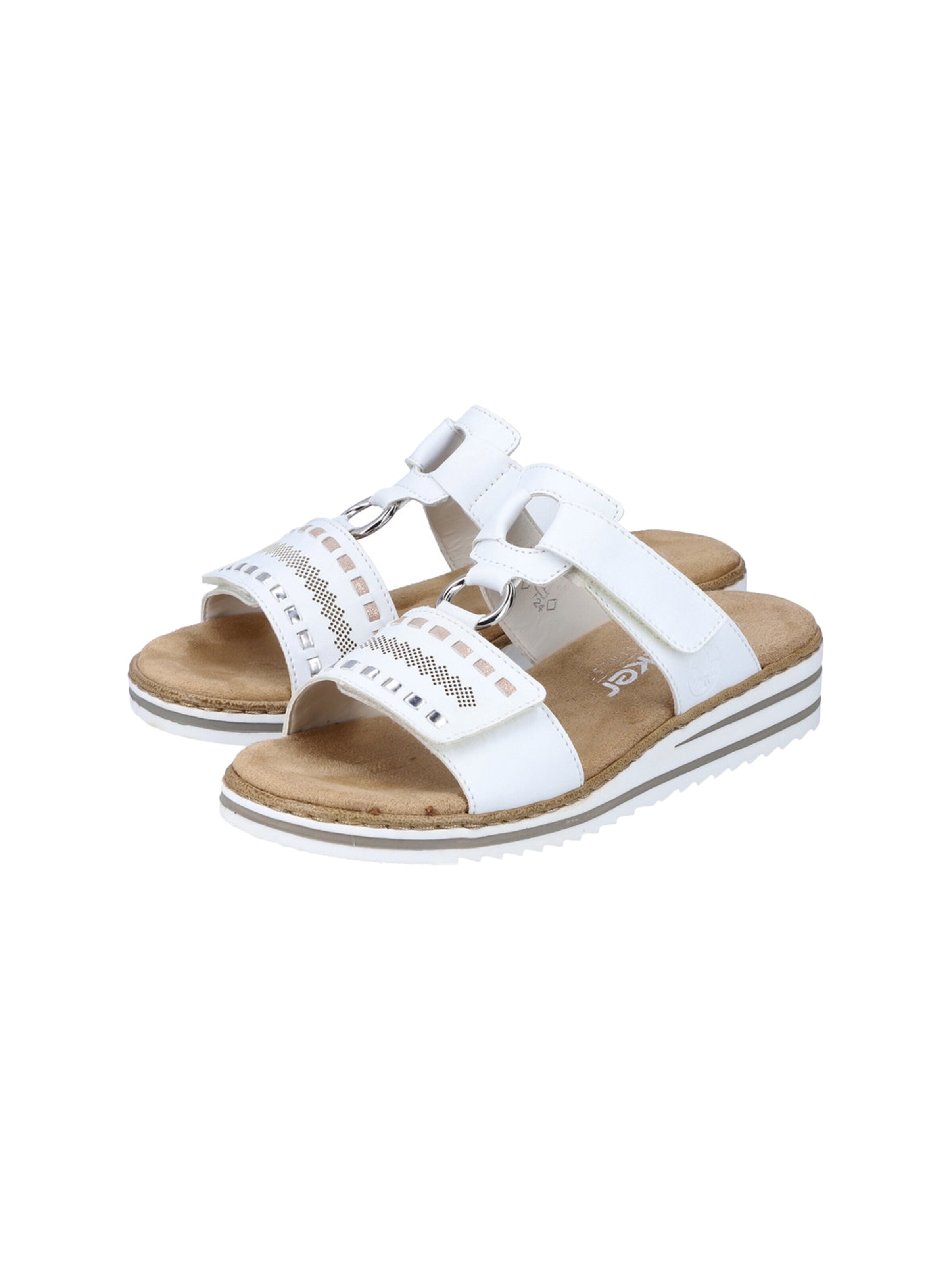 Mule Rieker en blanc