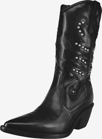 A.S.98 - Botas de cowboy 'Country Western' em preto: frente