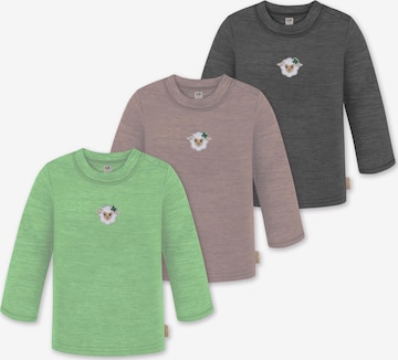 normani Shirt 'Taupo' in Grau: Vorderseite