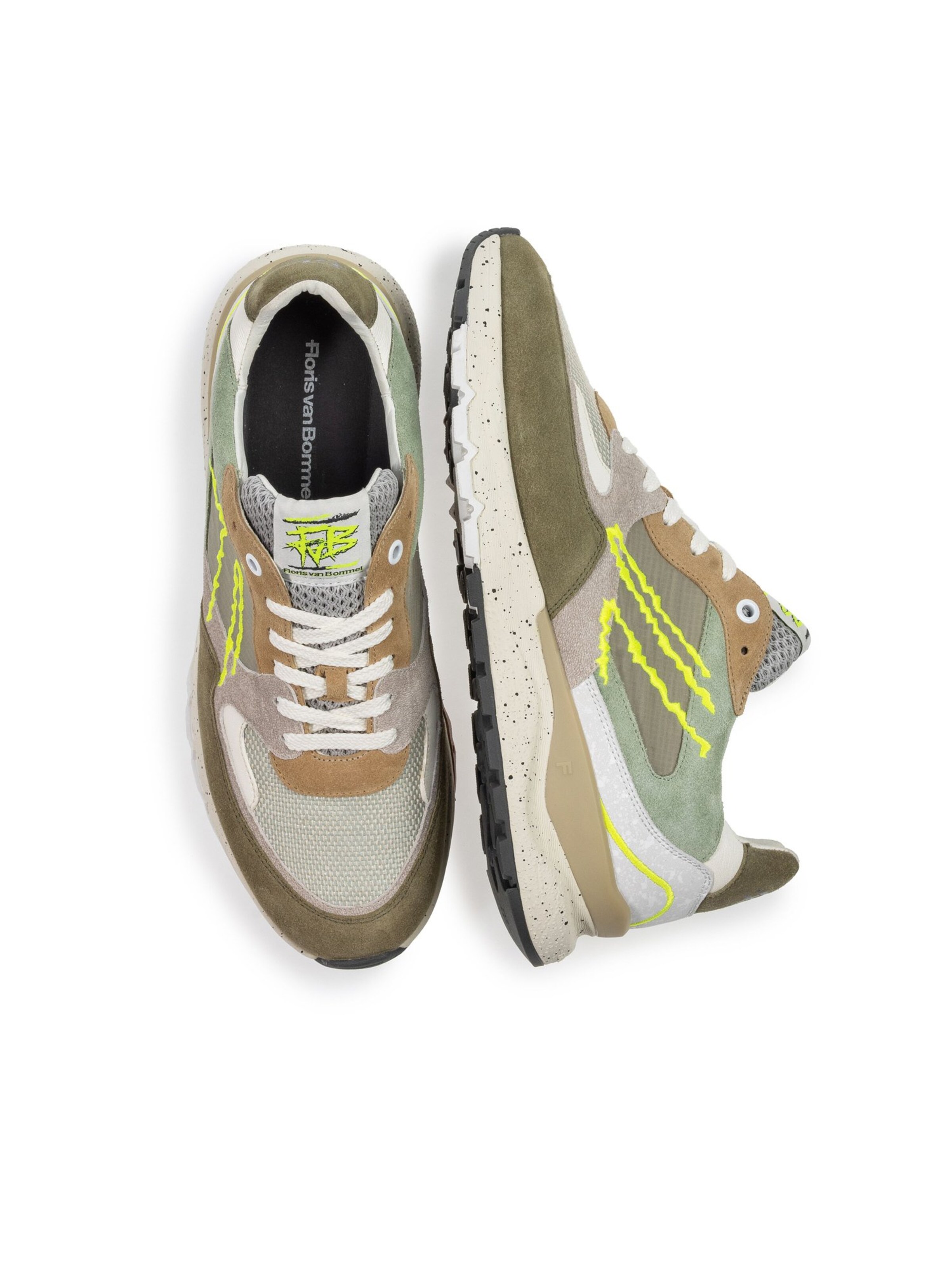 Floris van Bommel Sneaker 'De Treener 06' in Grün