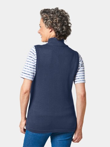 Goldner Weste in Blau