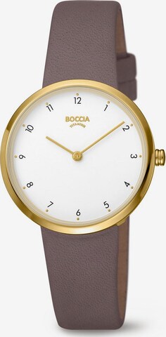 Boccia Titanium Analog Watch ' ' in Brown: front