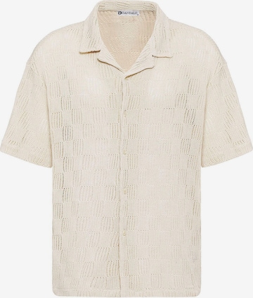 DandaloRegular Fit Košulja - bijela boja: prednji dio