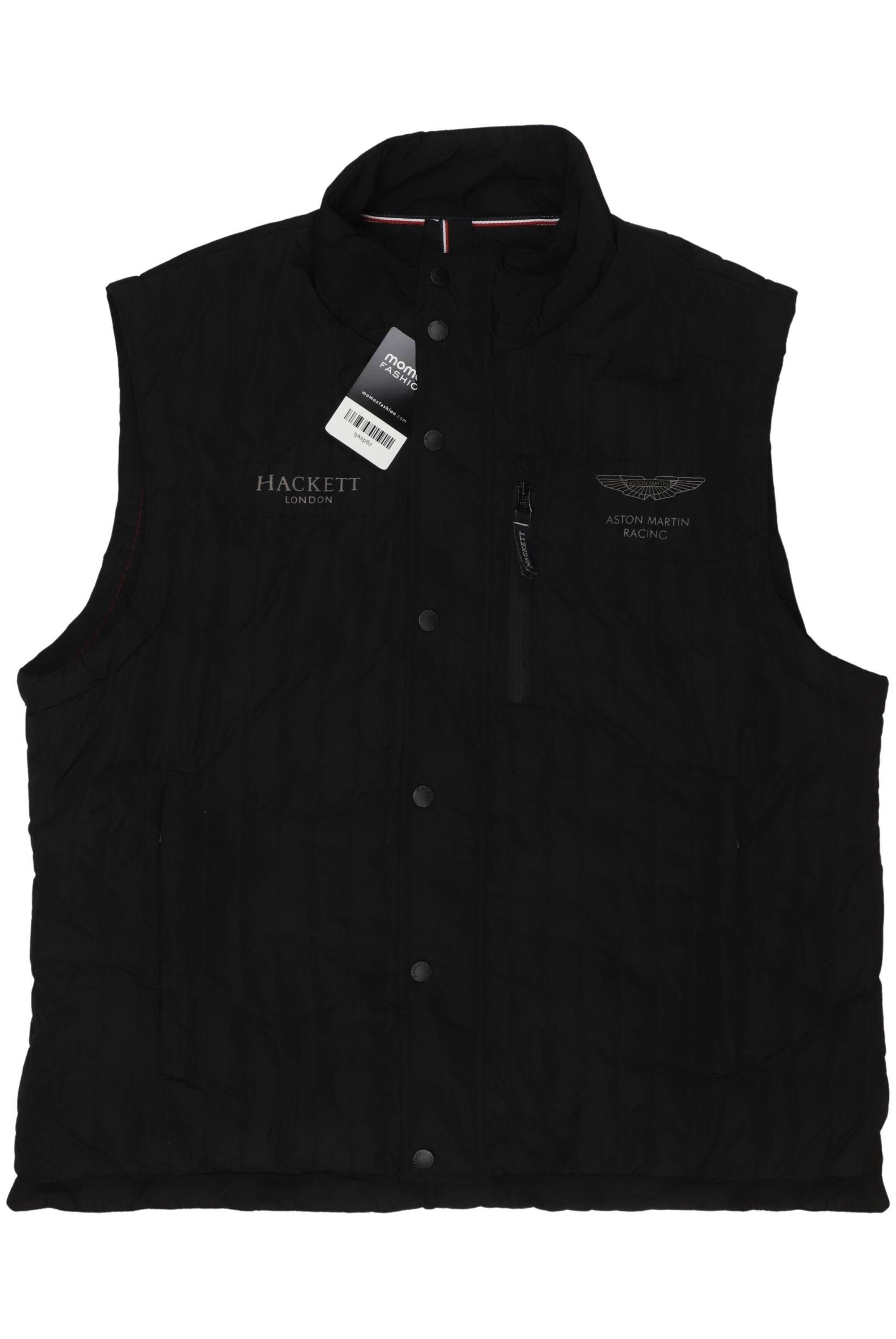 Hackett London Weste XXL in Schwarz: Vorderseite