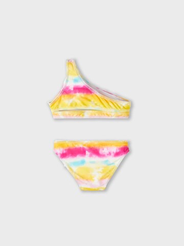 NAME IT Bustier Bikini 'Zambra' in Pink