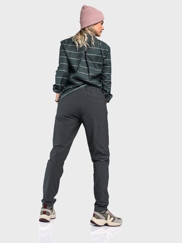 Regular Pantalon outdoor 'Oaktree' Schöffel en gris