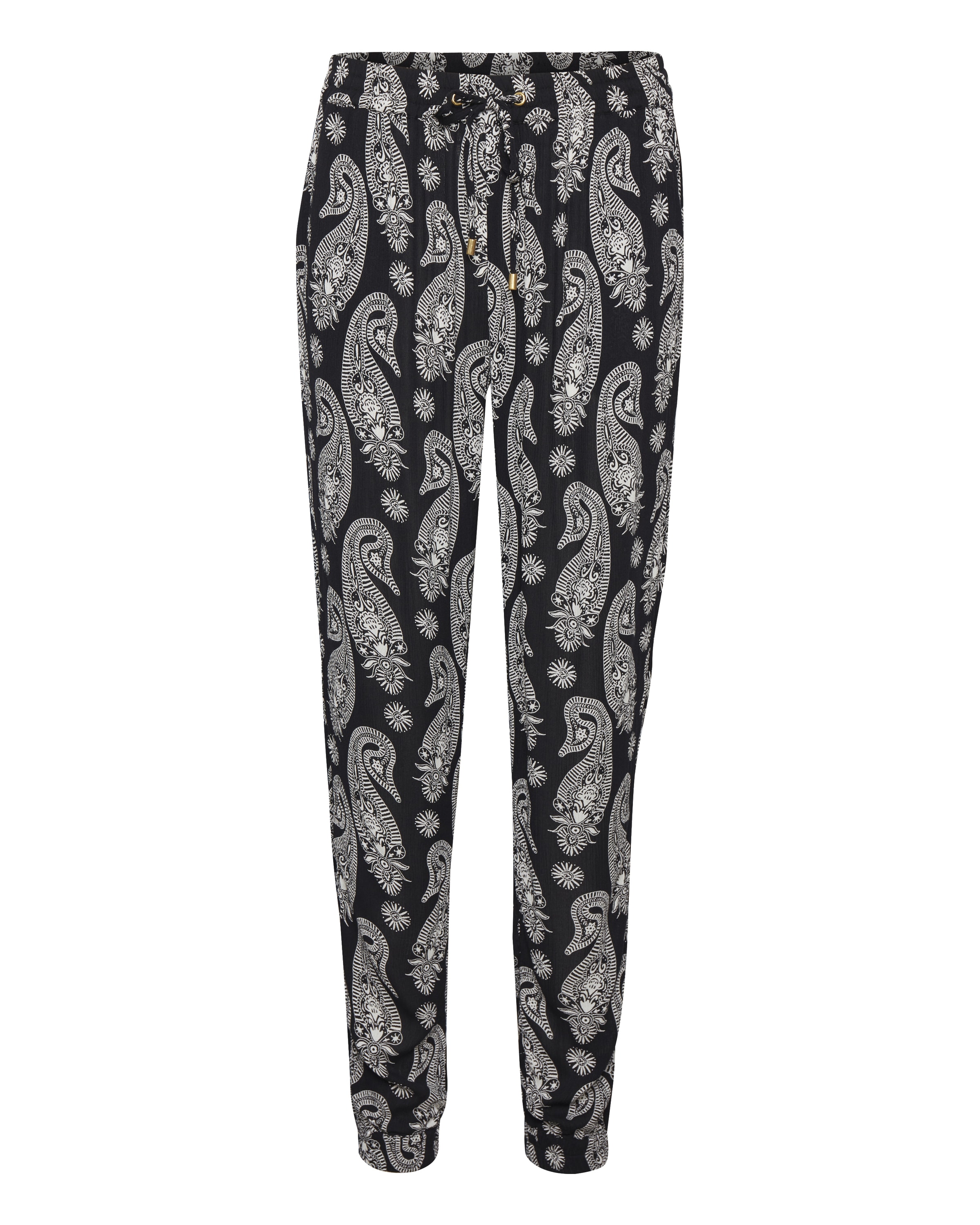 Kaffe regular Bukser 'Pais' i sort: forside